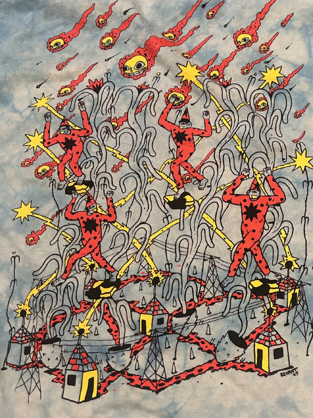 Goose Tie Dye Band T-Shirt | Unisex L - Picture 3 of 5